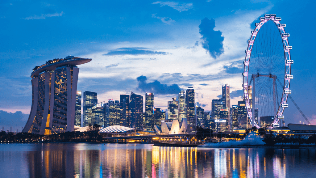 Singapore City Skyline in Singapore