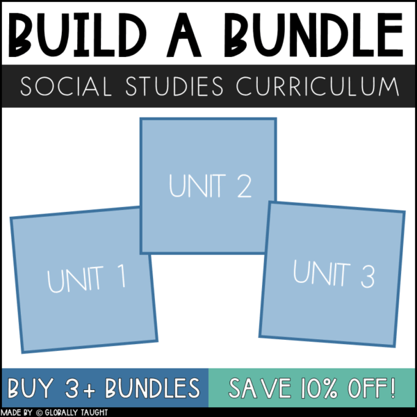 Build a Social Studies Bundle - 10% off 3+ Units