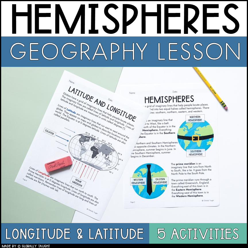 Hemispheres Lesson by Globally Taught
