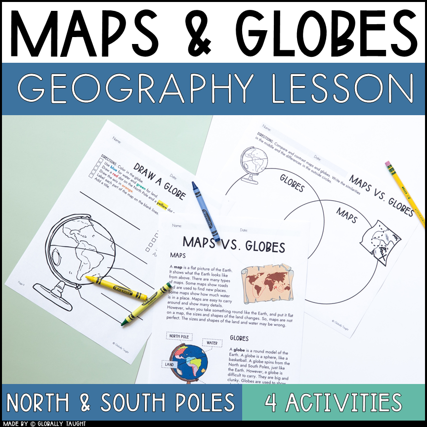 Maps & Globes Lesson by Globally Taught